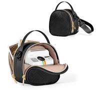 Prokva Mini Borsa per Fotocamera Polaroid Go, a Tracolla, Nero | Compatibile con Polaroid Go Gen2/Gen3, Tasca per Pellicole, Tracolla Regolabile, Solo Borsa Vuota