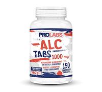 PROLABS - Acetil L Carnitina 150 Compresse (1000 mg), Integratore Alimentare di Acetyl L-Carnitine per Workout, Palestra e Sport ad Alta Intensità 100% Vegan - Supporto Cognitivo, Ossidativo & Energia
