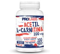 PROLABS Acetil L-Carnitina 200 cps da 200 mg Carnitina Brucia Grassi Dimagrante