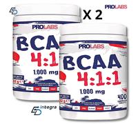 PROLABS - BCAA 4:1:1 400 cpr x 2 Aminoacidi Ramificati Vegan