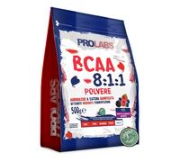 PROLABS- Bcaa Aminoacidi Ramificati Polvere 8.1.1, Amminoacidi 100% Veg con Vita