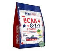 PROLABS - Bcaa Aminoacidi Ramificati Polvere 8.1.1, Amminoacidi 100% Veg con Vitamina B6, B1, L-Leucina (8 parti) Crescita e Recupero Post, Intra e Pre Workout, Integratore Sportivi, Minty Melon, 500g