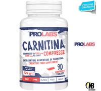 ProLabs Carnitina L-Carnitina Tartrato Bruciagrassi 1000 mg 90 compresse Vegan