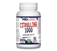 PROLABS - Citrullina Malato 90 Compresse 100% Vegan, Integratore Alimentare di L-Citrullina e Acido Malico Capsule 1000mg, Amminoacido Pump Forza Resistenza Pre Workout, Aminoacidi Atleti e Culturisti