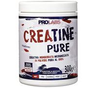 PROLABS - Creatina Monoidrata Creatine PURE Polvere 100% Pura Finissima, Creatina Monoidrato Supporta Forza e Performance Sport Alta Intensità - Integratore 100% Vegan anche Pre Workout, Neutro, 300g
