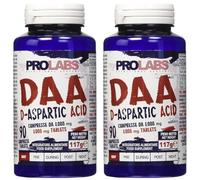 ProLabs Daa Acido D-Aspartico 1000 Mg, 90 Compresse (Confezione da 2)