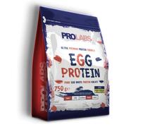 PROLABS EGG PROTEIN- Proteine in Polvere Isolate 100% Pure da Bianco d'Uovo non Denaturate con Bromelina Alta Digeribilità e Rapido Assorbimento Post Workout, Integratore da Albume 750g Crema/Vaniglia