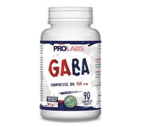PROLABS - GABA Integratore 750mg, 90 Compresse Vegan Favorisce Rilassamento | Formula Pura, Pratiche Compresse, 100% Vegan