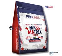 PROLABS - Mass Matrix 2,8 kg Mega Mass Gainer con Proteine Creatina e Glutammina