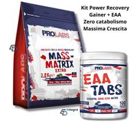 PROLABS - Mass Matrix 2,8 kg Mega Mass Gainer + EAA 500 cpr Aminoacidi