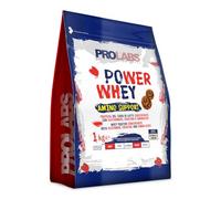PROLABS - Proteine in Polvere POWER WHEY AMINO SUPPORT Concentrate Ricche di Aminoacidi Essenziali e BCAA, Whey Protein + Creatina, Glutammina, Vitamina B6 Crescita, Forza, Recupero 1kg, Cookies&Cream