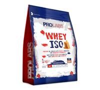 PROLABS- Proteine in Polvere WHEY ISO Isolate e Idrolizzate Pure, Whey Protein + Amminoacidi e Vitamina B6, Crescita e Recupero Muscolare Alta Qualità e Valore Biologico 1kg Caramel Waffle 2 Scoop 30g