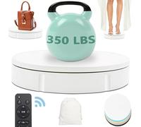 Prolee - Giradischi girevole a 360 gradi per fotografia 30 cm/99,8 kg di capacità, con telecomando automatico con 5 coperture di superficie a colori e borsa per il trasporto