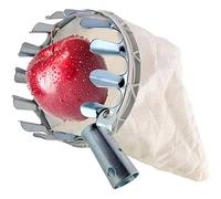 ProLeo, raccogli frutta con sacchetto di stoffa, raccogli mele con sacchetto di cotone extra spesso, accessorio per il giardino agricolo, strumento per mela, arancia e pesca (Ø14 cm)
