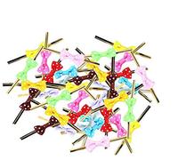 ProLeo - Set di 200 nastri metallici per legare pacchi regalo, motivo: lecca lecca, biscotti, cioccolatini, decorazioni (colori casuali)