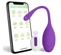 Proletacolo dildo vibratore sex toy, vibratori con telecomando video app, 9 modalità musicali, silicone impermeabile ricarica magnetica per coppia di donne - viola