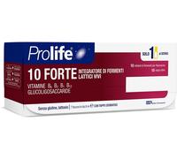 Prolife 10 Forte Integratore di Fermenti Lattici e Vitamine, 7 Flaconcini x 8ml