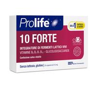 Prolife 10 Forte Integratore di Fermenti Lattici e Vitamine, 20 Capsule