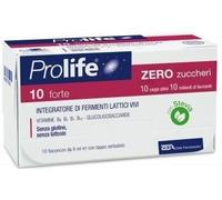 Prolife 10 Forte Zero Zuccheri Integratore Di Fermenti Lattici Vivi 10 Flaconcini
