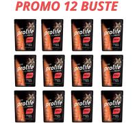 Prolife® 12 x 85 g Prolife Cat Dual Fresh Adult Pollo e Anatra Umido per Gatti