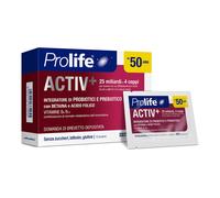 Prolife Active+ 50+ anni Integratore Alimentare di Probiotici, 10 bustine