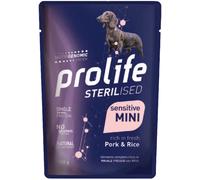 Prolife sterilised sensitive adult maiale e riso mini 100gr