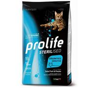 Prolife Cat Sterilised Grainfree Sensitive Adult Sogliola e Riso - Prolife Cat Sterilised Grainfree Sensitive Adult Sogliola e Riso - Sacco Da 1,5 Kg
