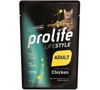 Prolife® Cat Lifestyle Adult Pollo e Riso Umido per Gatti Busta da 85 g
