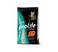 Prolife cat lifestyle kitten pollo e riso 1,5kg