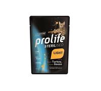 Prolife Cat Sterilised Bustine 85 gr - Tacchino e Oca - Confezione da 12 pezzi - 1° ORDINE? scegli lo sconto BZR5 / BZR20 + 200 punti fedeltà
