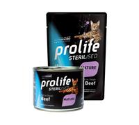 Prolife Cat Sterilised Bustine 85 gr: Mature Manzo