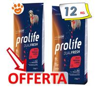 Prolife Dog DualFresh Adult Medium Large Manzo, Oca e Riso Cani 2,5/12 Kg