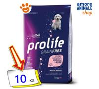 Prolife Grain Free Puppy Sensitive Medium/Large Maiale e patate: 10 Kg