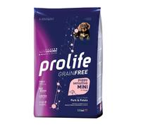 Prolife dog grain free sensitive adult pork & potato mini 2 kg