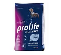Prolife dog grain free sensitive adult sole fish & potato medium/large 2,5 kg