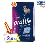 Prolife Dog Grainfree Sensitive Adult Medium Large Sogliola e Patate 2,5/10 Kg