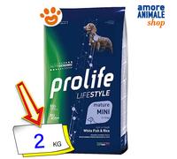 Prolife Dog Lifestyle Mature Adult Mini Pesce Bianco e Riso Cani 2/7 Kg