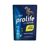 Prolife Dog Sensitive Adult Coniglio e Patate - confezione 10 bustine da 100 gr.