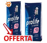 Prolife Sensitive Puppy Medium/Large Agnello & Riso - 10 kg