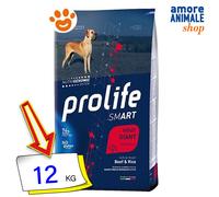 Prolife - Smart Adult Giant al Manzo e Riso da 12 Kg