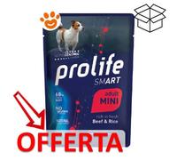 Prolife - Smart Adult Mini con Manzo e Riso da 100g
