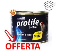Prolife Dog Smart Adult Mini Pollo e Riso - Prolife Dog Smart Adult Mini Pollo e Riso - Lattina Da 200 Gr - CONFEZIONE RISPARMIO