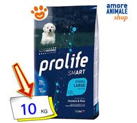 Prolife Dog Smart Puppy Large Pollo e Riso Cibo Secco Cani 2,5/10 Kg