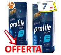 Prolife Dog Smart Puppy Mini Pollo e Riso Cibo Secco Cani 2/7 Kg