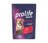 Prolife Snack Dog Adult Sensitive Grain Free 90 gr - Prolife snack 90 gr Manzo - 1° ORDINE? scegli lo sconto BZR5 / BZR20 + 200 punti fedeltà