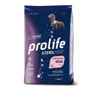 Prolife Sterilised Sensitive Mini Maiale e Riso 2 kg - Croccantini per cani - 1° ORDINE? scegli lo sconto BZR5 / BZR20 + 200 punti fedeltà
