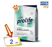 Prolife Dog Veterinary All Breeds Hypoallergenic Cibo Secco Cani 2/8 Kg