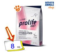 Prolife - Vet Hydrolysed Hypoallergenic Medium/Large con Agnello da 8 Kg