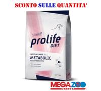 Prolife Dog Veterinary Medium Large Metabolic Weight Reduction 8kg