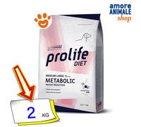 Prolife Dog Veterinary Medium Large Metabolic Weight Reduction Cani 2/8 Kg